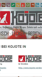 Mobile Screenshot of kojote-rotenburg.de